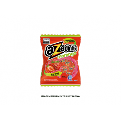 BALA - RICLAN - 500g MASTIGAVEL AZEDINHA MORANGO